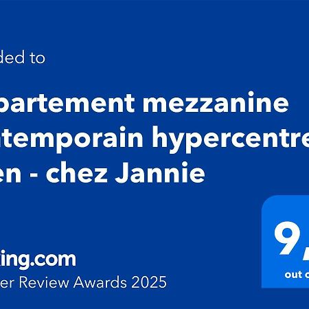 Appartement Mezzanine Contemporain Hypercentre Caen - Chez Jannie Zewnętrze zdjęcie